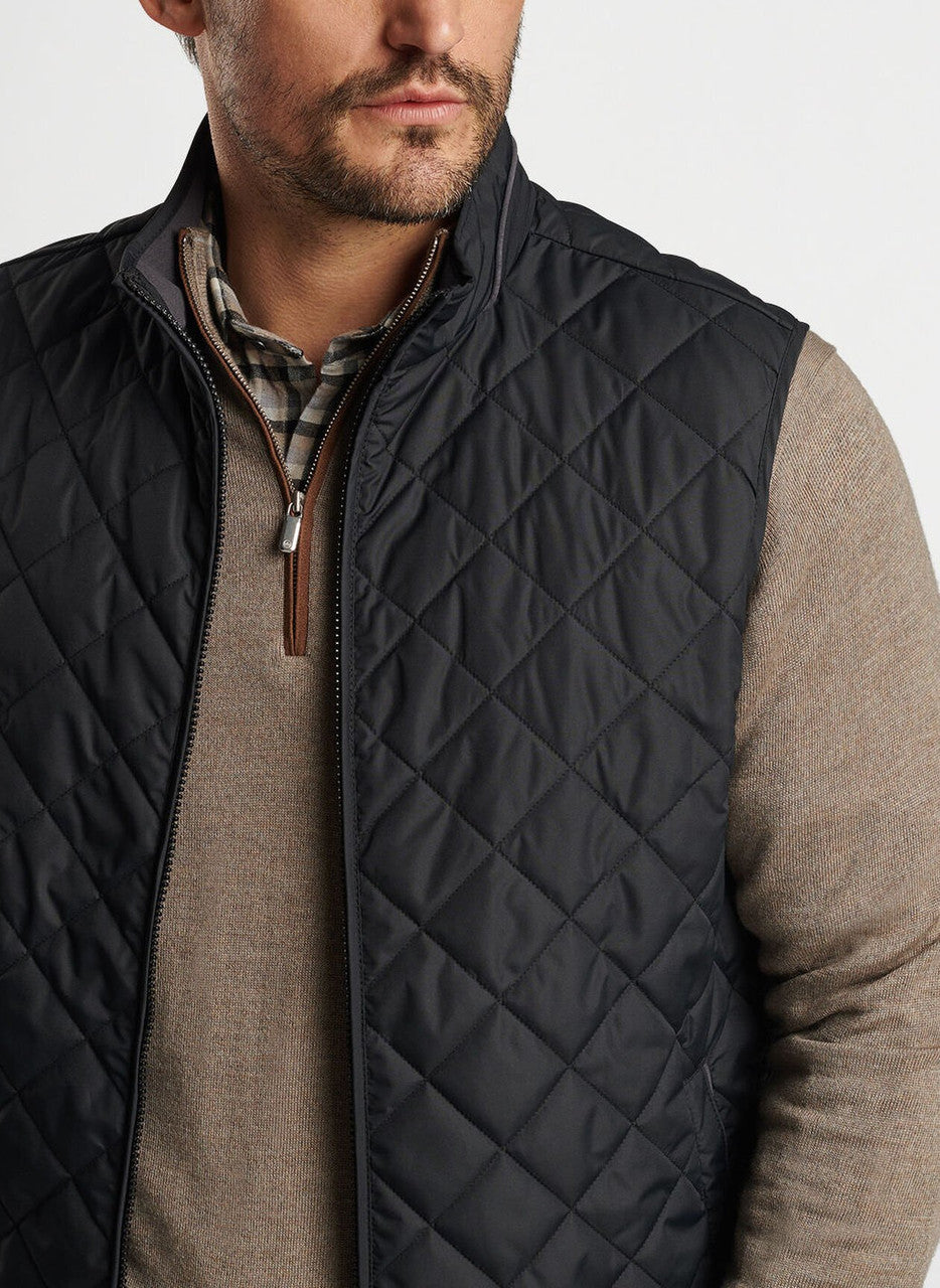 Peter Millar Essex Vest: Black