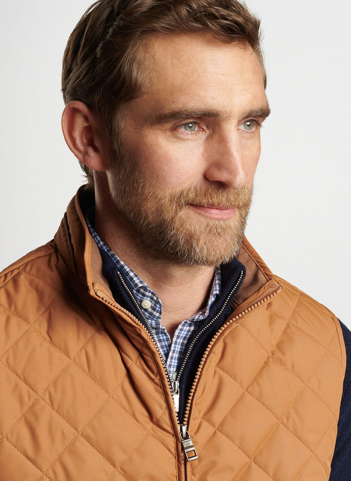 Peter Millar Essex Vest: British Tan