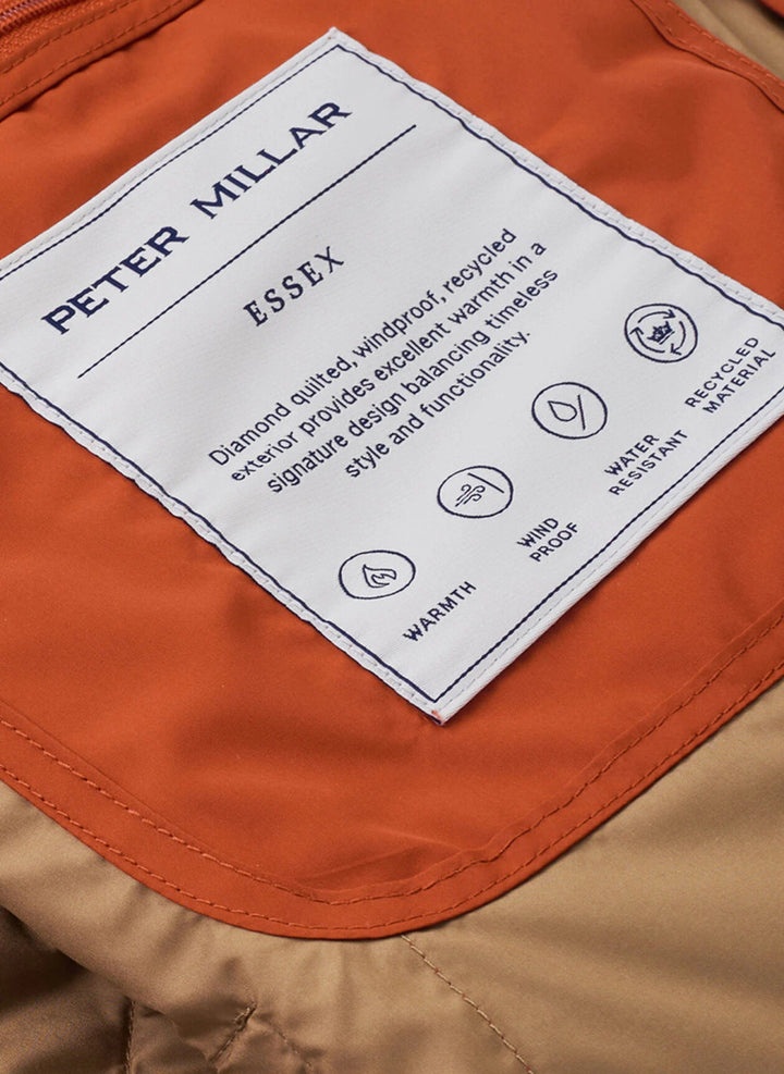 Peter Millar Essex Vest: Burnt Orange