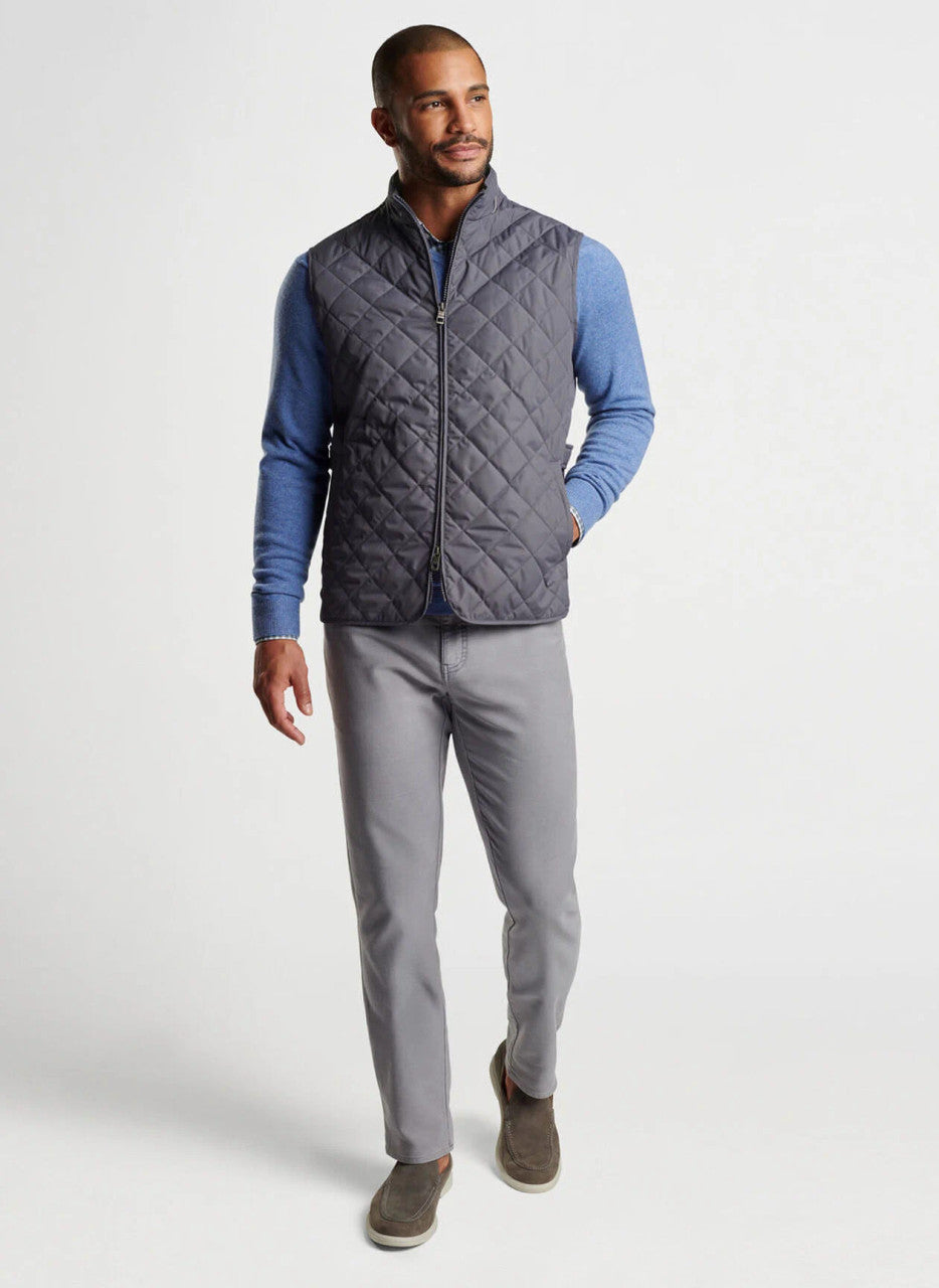 Peter Millar Essex Vest: Iron