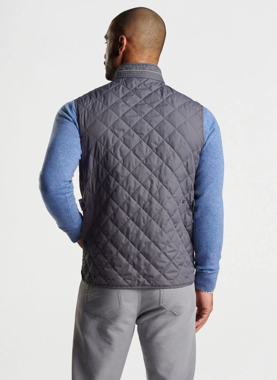 Peter Millar Essex Vest: Iron