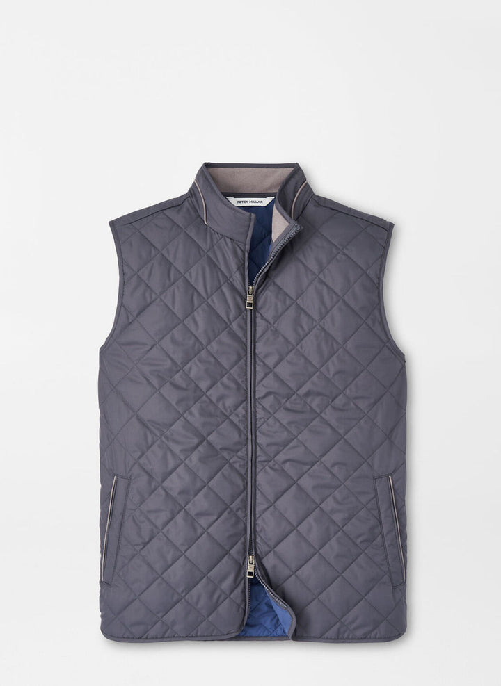 Peter Millar Essex Vest: Iron