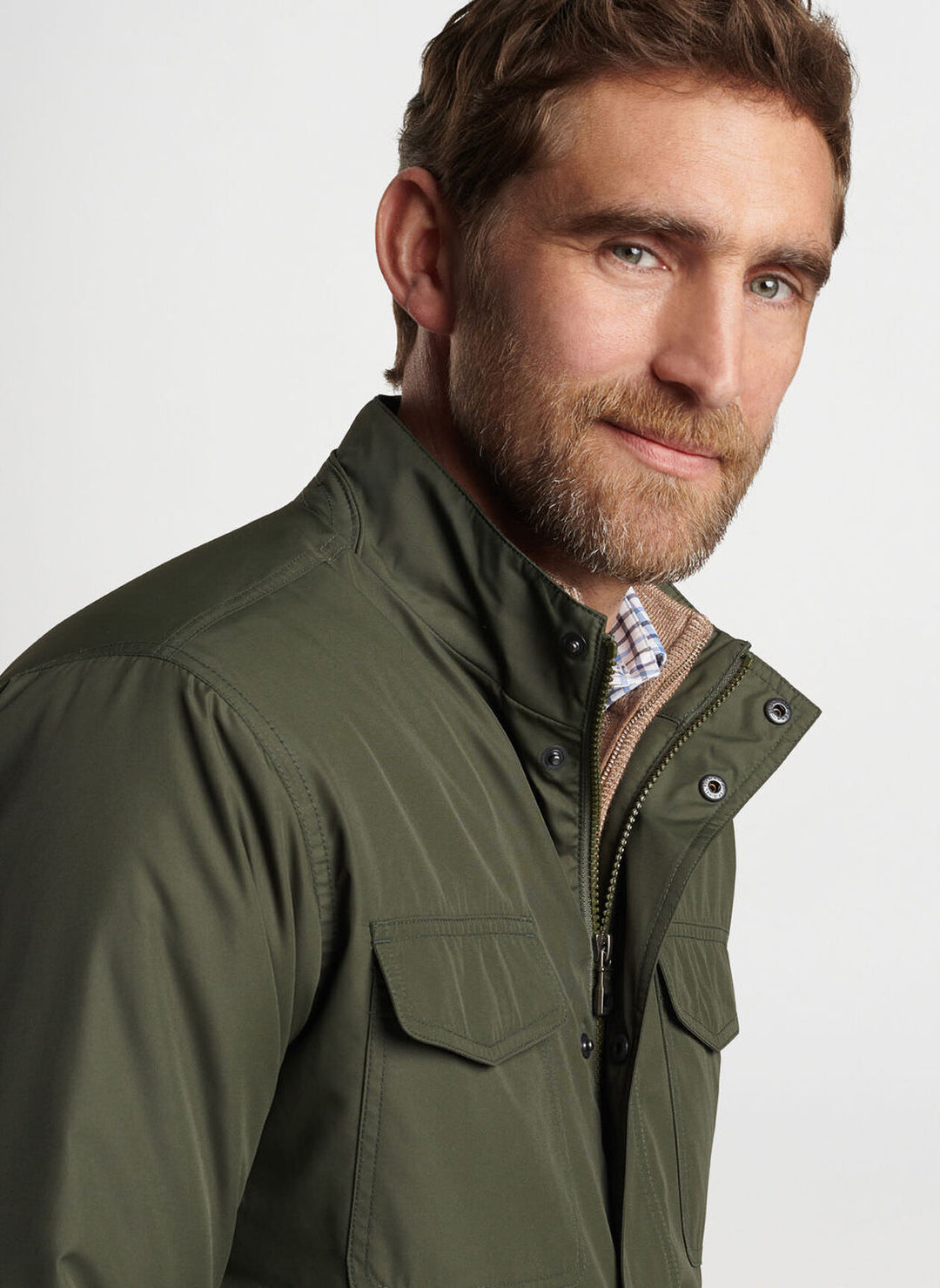 Peter Millar Norfolk Bomber: Dark Olive