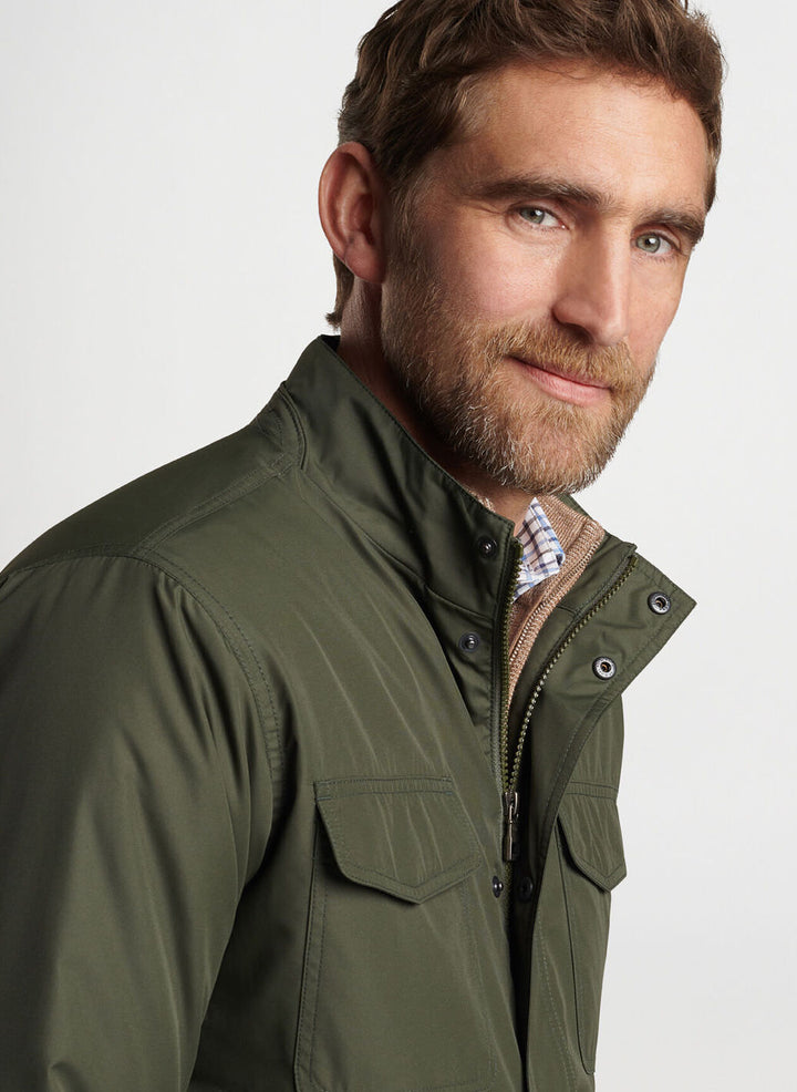 Peter Millar Norfolk Bomber: Dark Olive