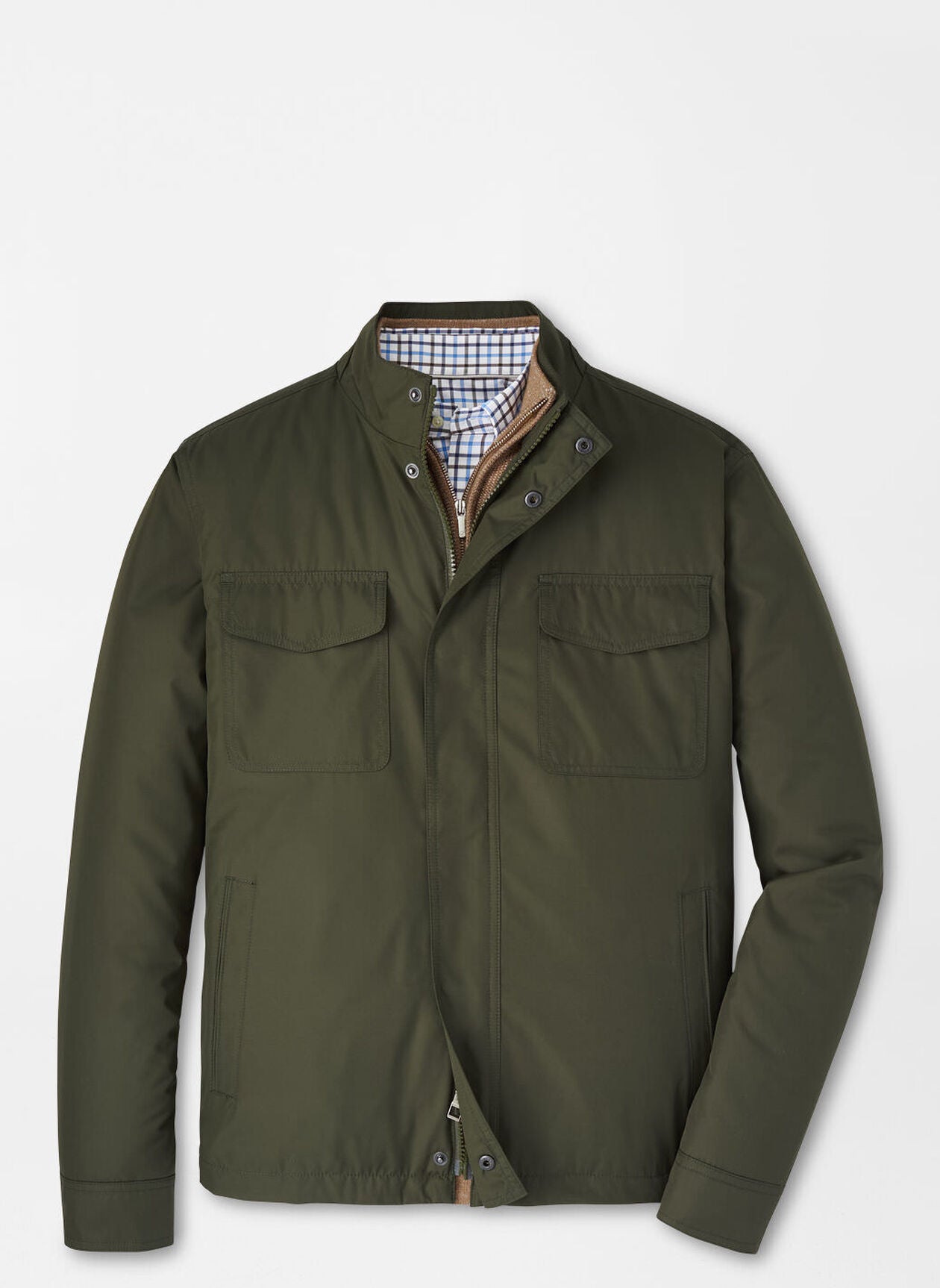 Peter Millar Norfolk Bomber: Dark Olive – Craig Reagin Clothiers