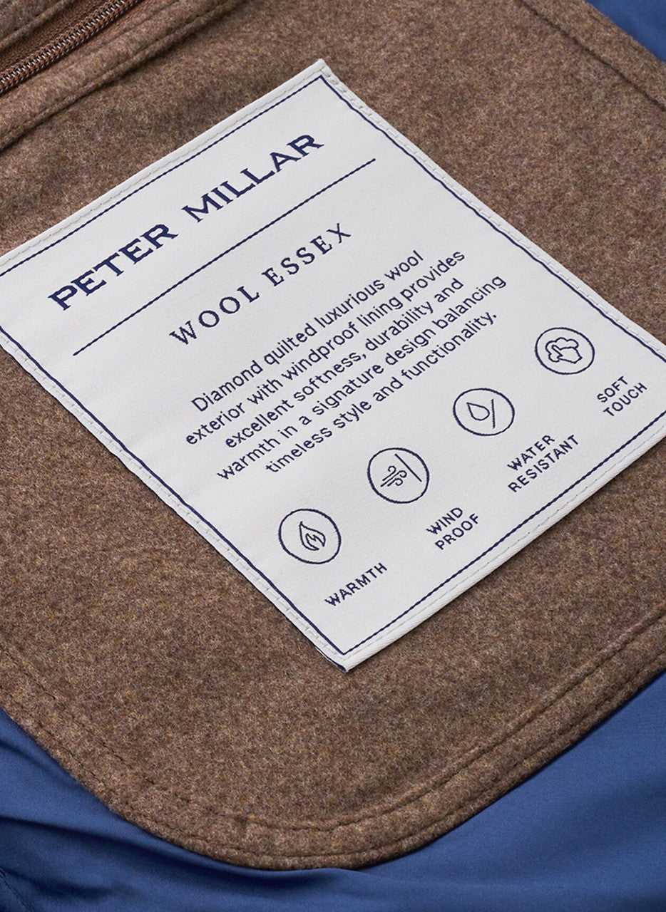 Peter Millar Essex Wool Vest: Rye