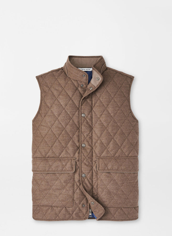 Peter Millar Essex Wool Vest: Rye