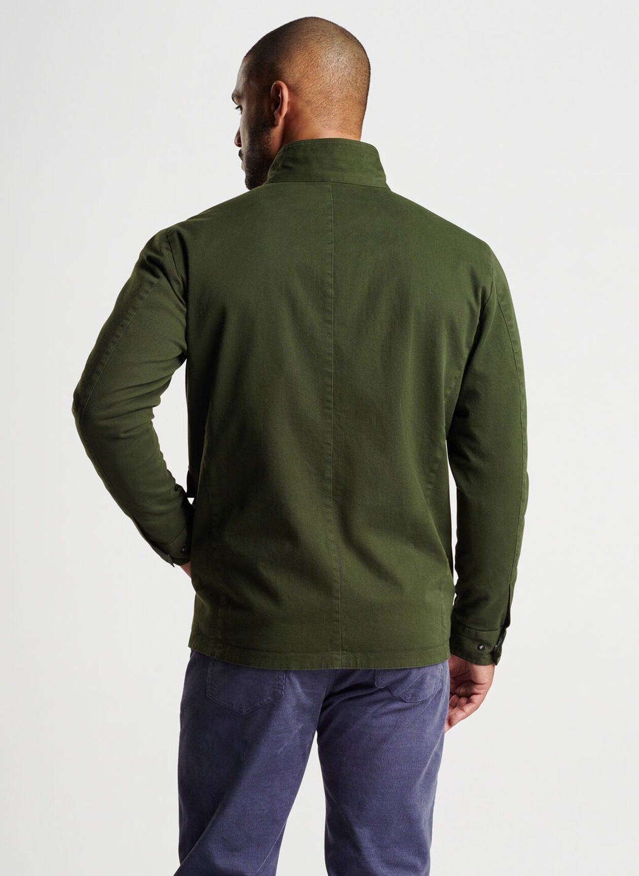 Peter Millar Stowe Reversible Safari Jacket: Dark Olive – Craig