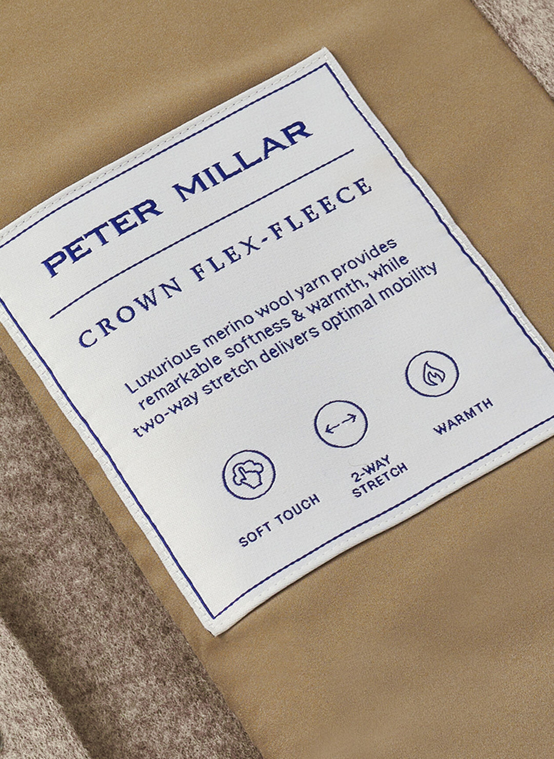 Peter Millar Crown Flex Fleece Shirt Jacket: Grain