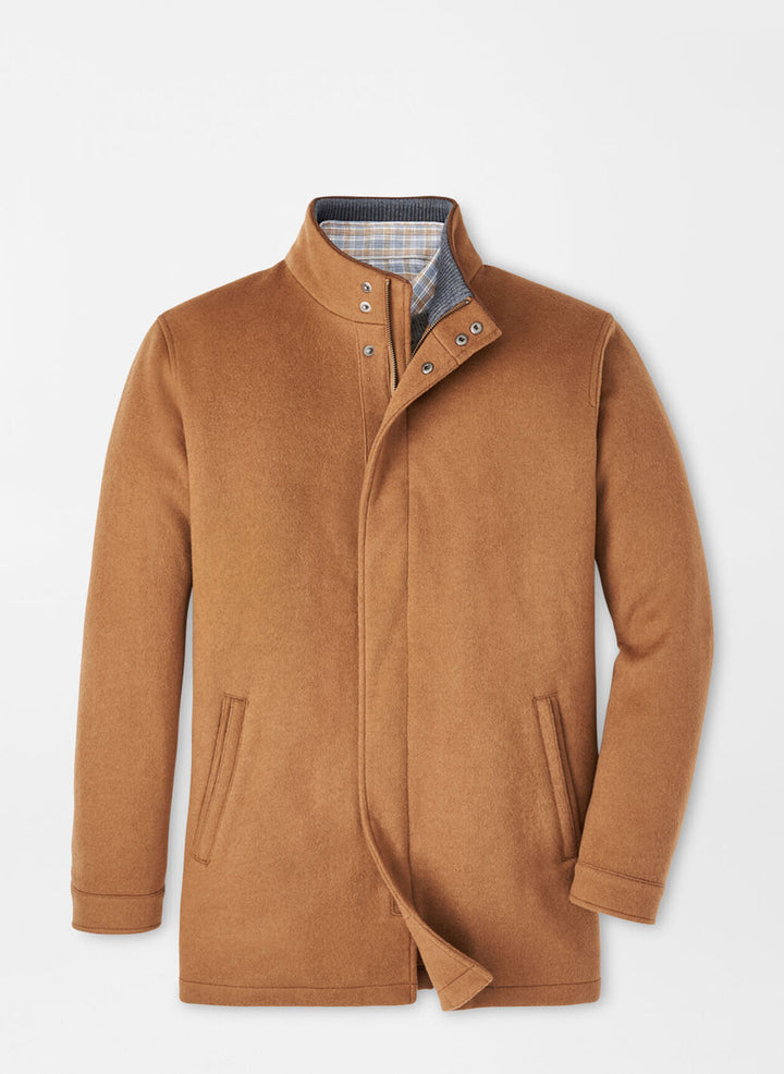 Peter Millar Crown Flex Fleece City Coat: Hazelwood