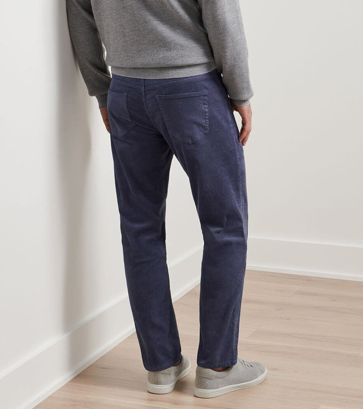 Peter Millar Superior Soft Corduroy Five-Pocket Pant: Blue Haze