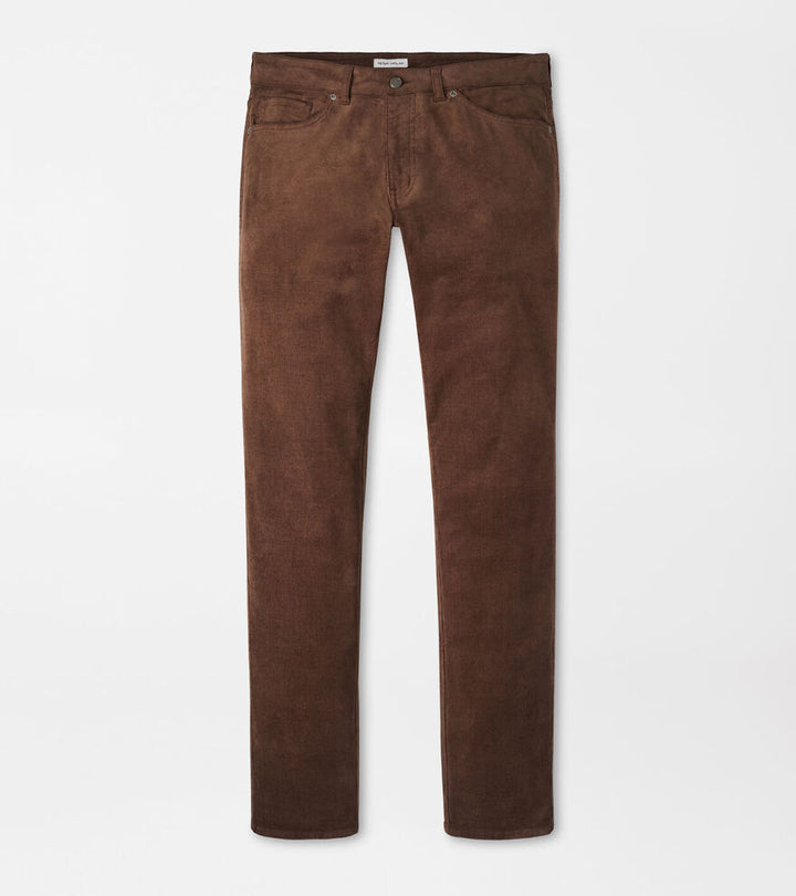 Peter Millar Superior Soft Corduroy Five-Pocket Pant: French Press