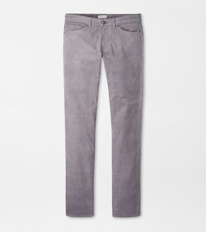Peter Millar Superior Soft Corduroy Five-Pocket Pant: Oslo Grey