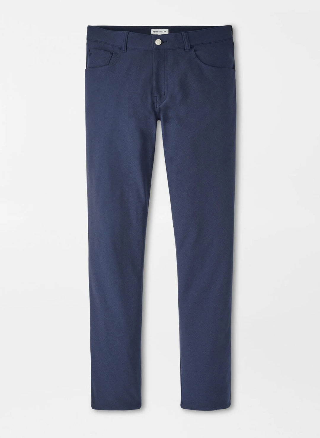 Peter Millar Brevard Performance Flannel Five-Pocket Pant: Navy