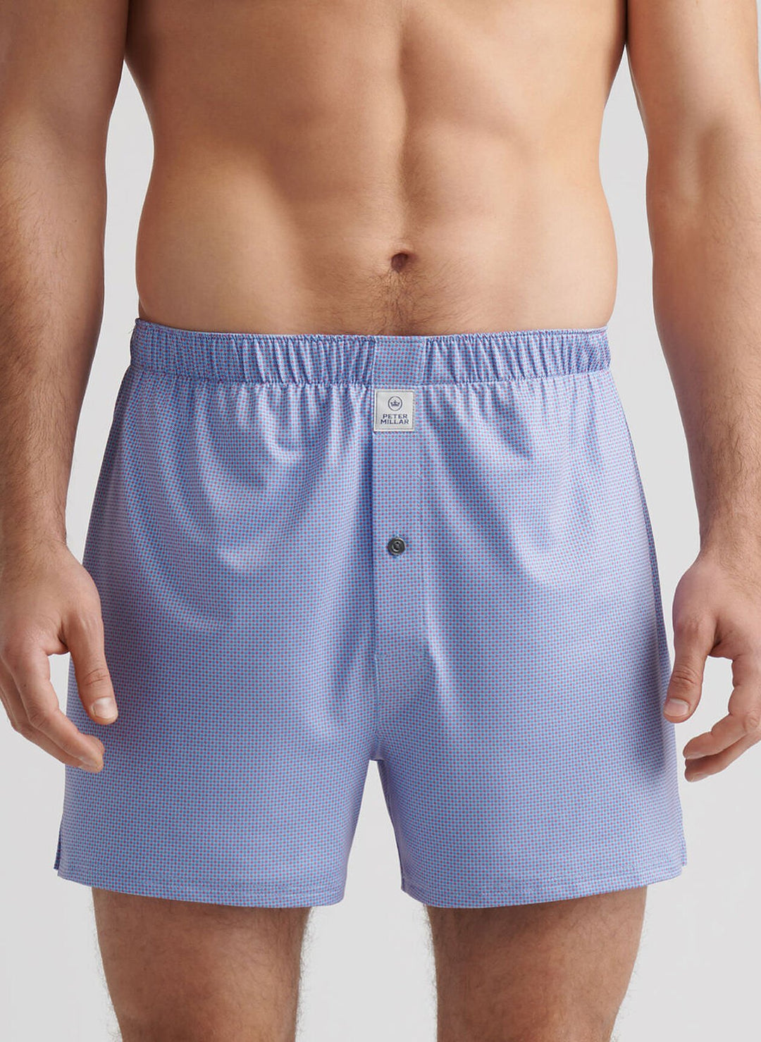 Peter Millar Phoenix Performance Boxer Short: Cottage Blue