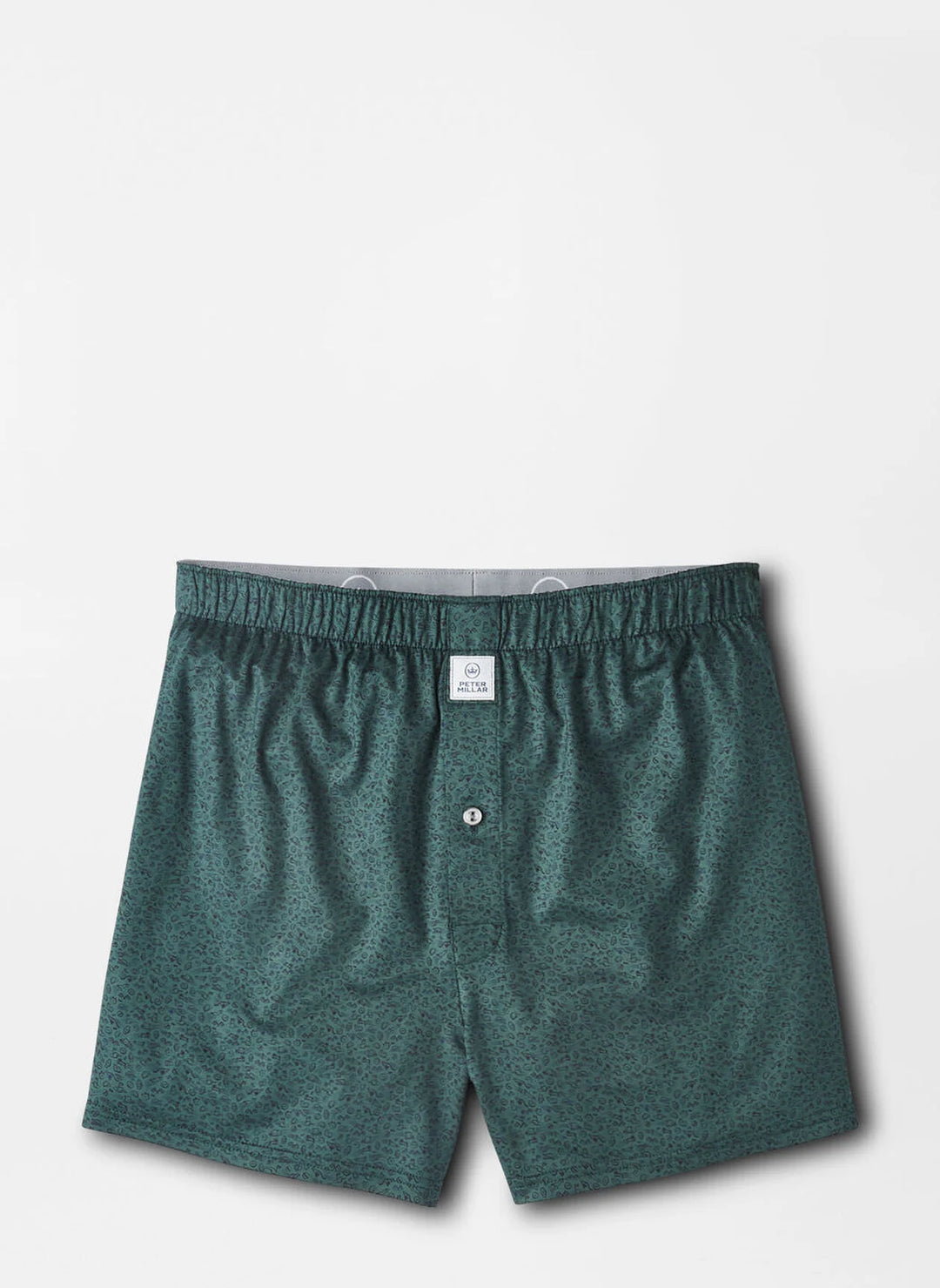 Peter Millar No Slow Play Performance Boxer Short: Nordic Pine