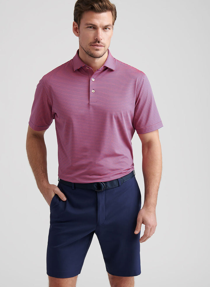 Peter Millar Hales Performance Jersey Polo: Sport Navy
