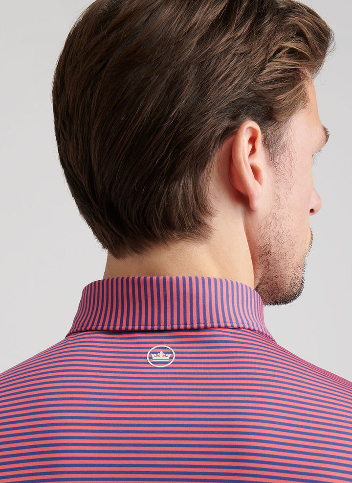 Peter Millar Hales Performance Jersey Polo: Sport Navy