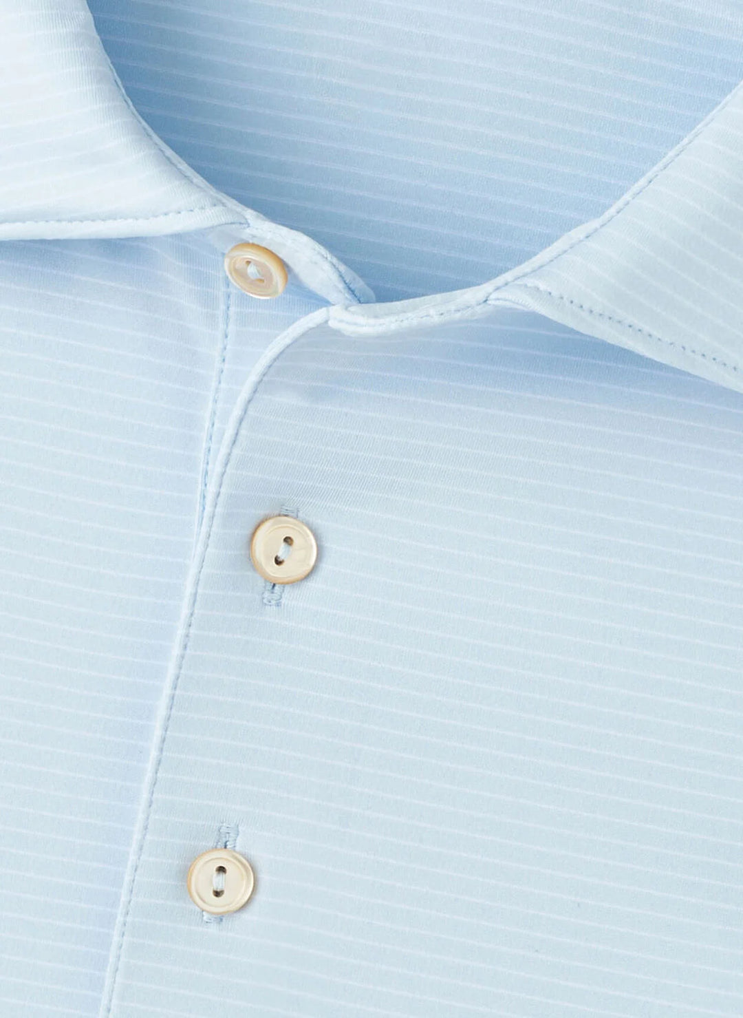 Peter Millar Highlands Performance Jersey Polo: Sky
