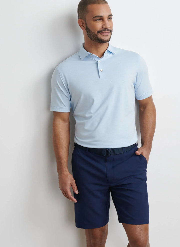 Peter Millar Highlands Performance Jersey Polo: Sky