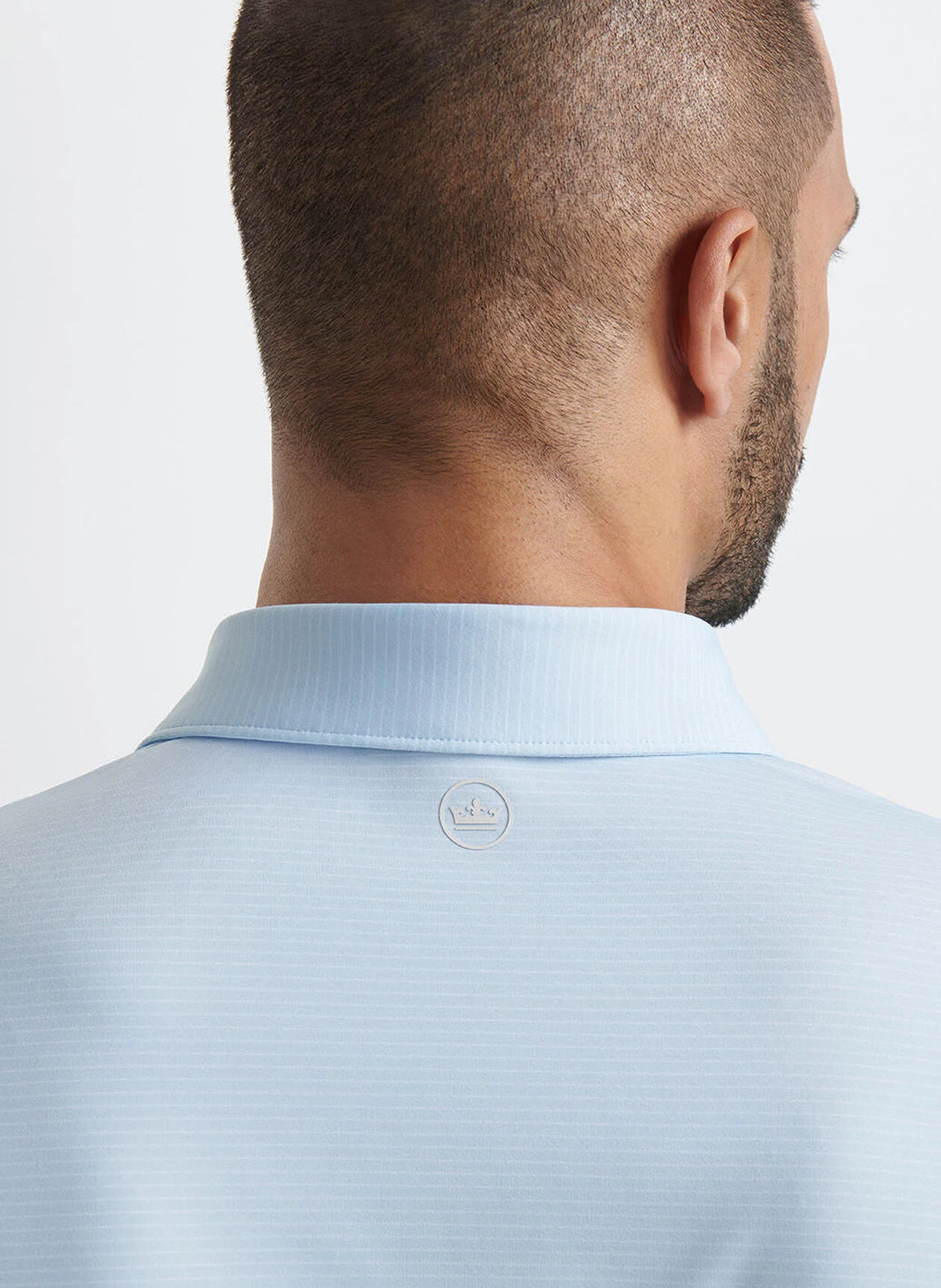 Peter Millar Highlands Performance Jersey Polo: Sky
