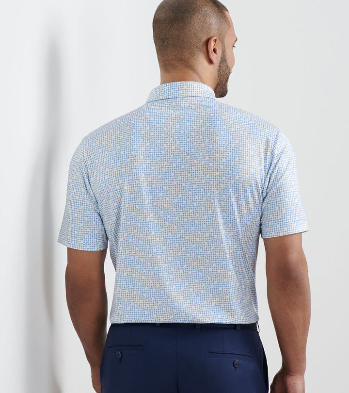 Peter Millar Ace of Spades Performance Jersey Polo: White