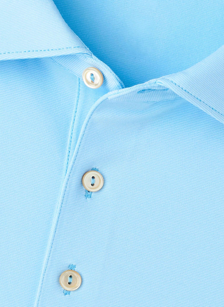 Peter Millar Holden Performance Jersey Polo: Seaport Blue
