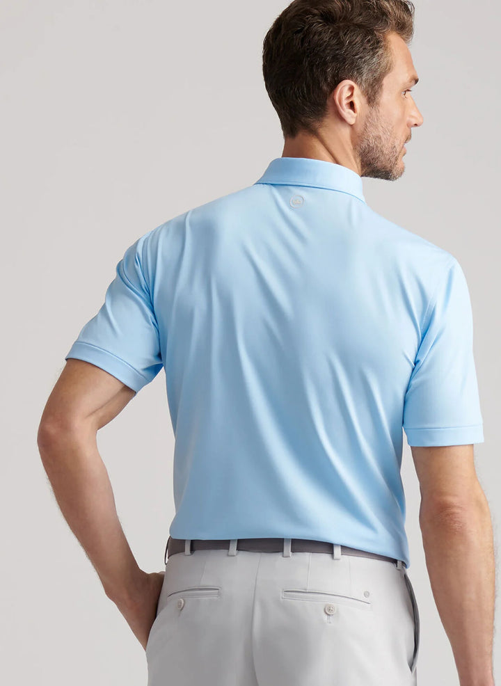 Peter Millar Holden Performance Jersey Polo: Seaport Blue