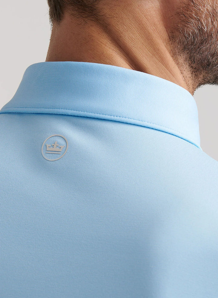 Peter Millar Holden Performance Jersey Polo: Seaport Blue