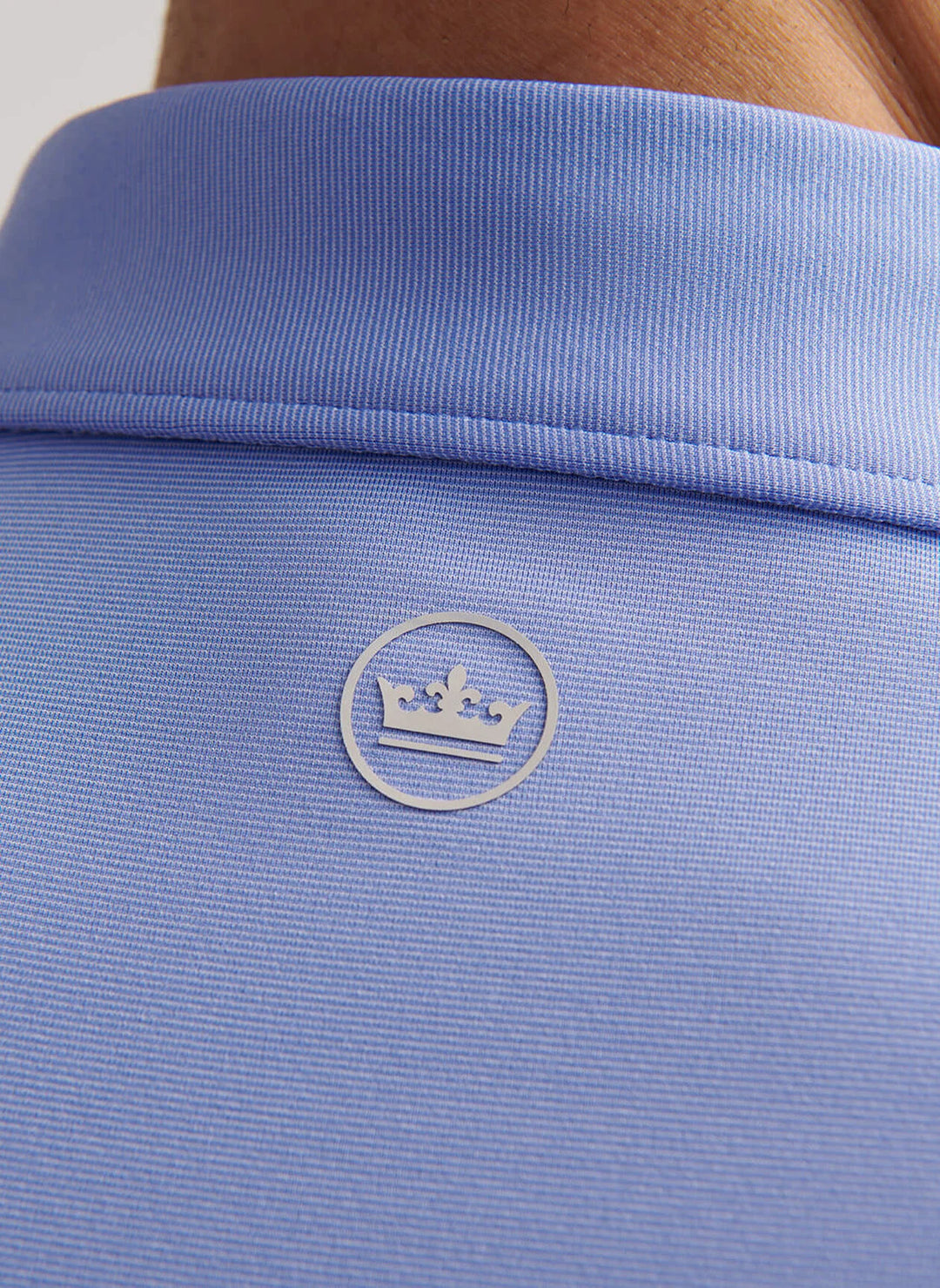 Peter Millar Holden Performance Jersey Polo: Seaside Blue
