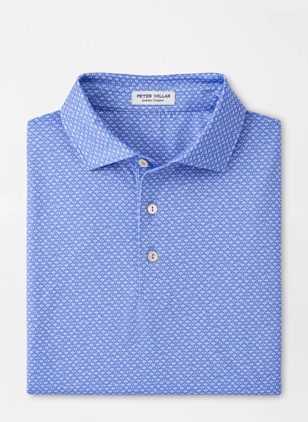 Peter Millar Oceana Rays Performance Jersey Polo: Seaside Blue