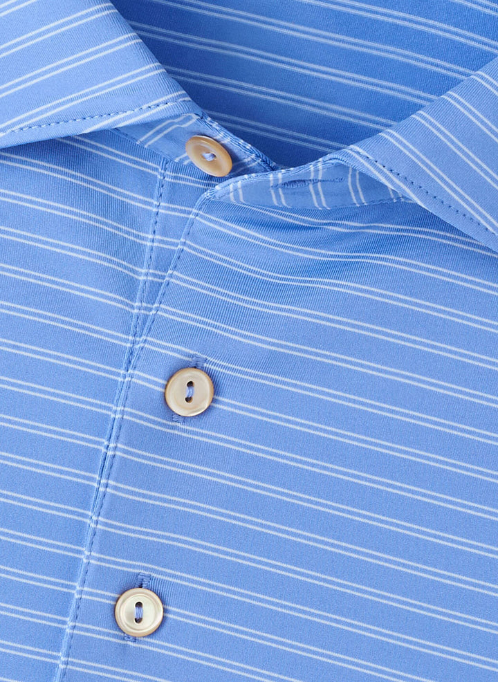 Peter Millar Eden Performance Jersey Polo: Seaside Blue