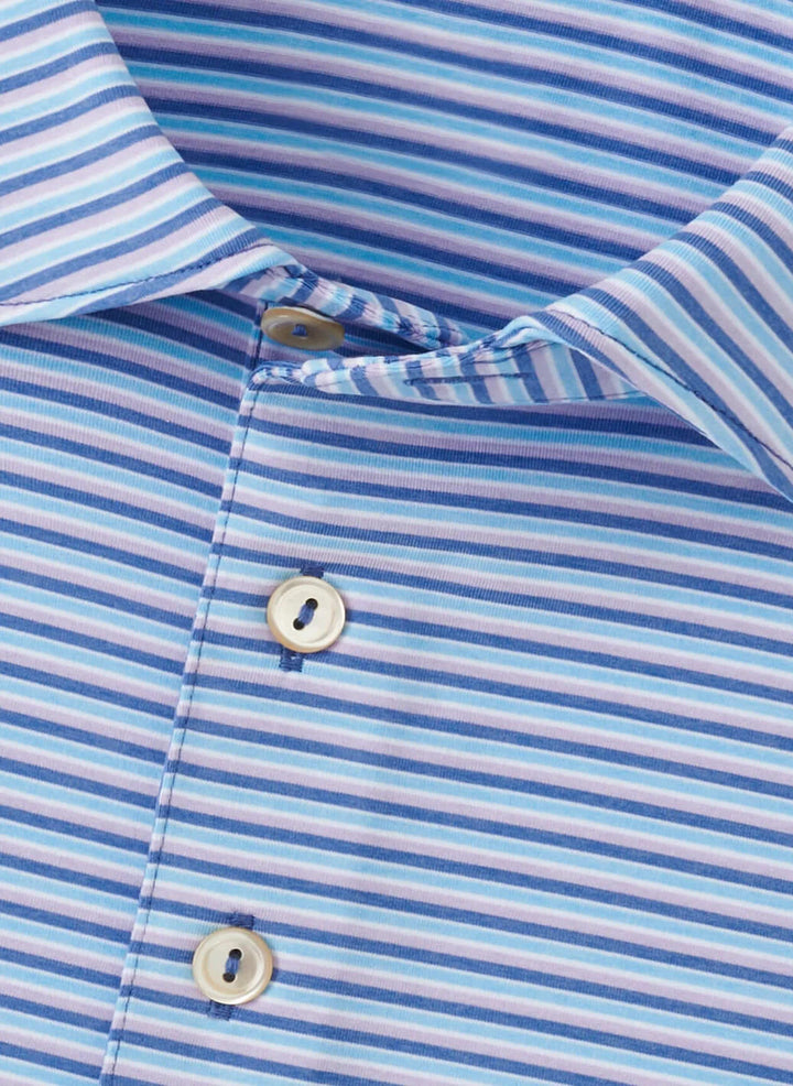 Peter Millar Lenway Performance Jersey Polo: Evening Tide