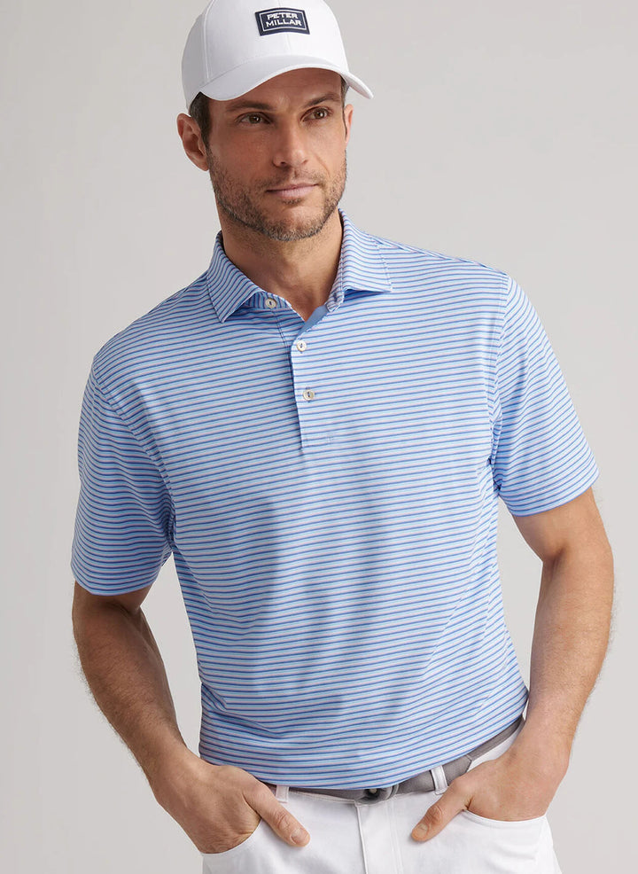 Peter Millar Lenway Performance Jersey Polo: Evening Tide
