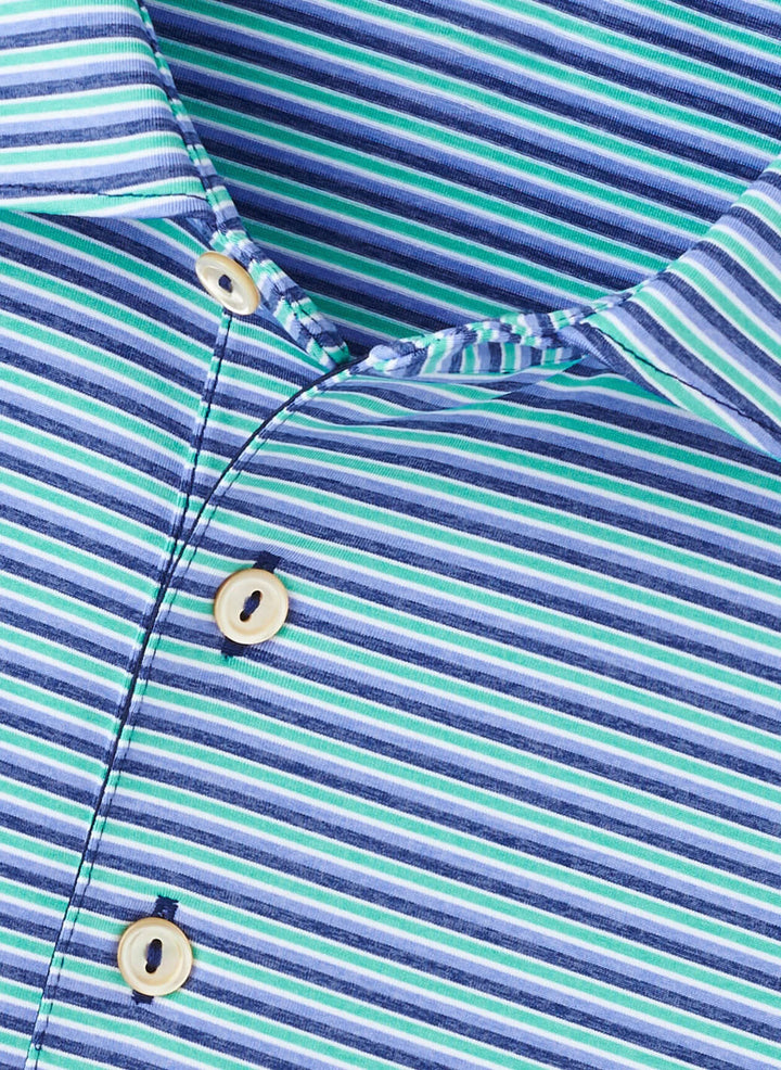 Peter Millar Lenway Performance Jersey Polo: Sport Navy
