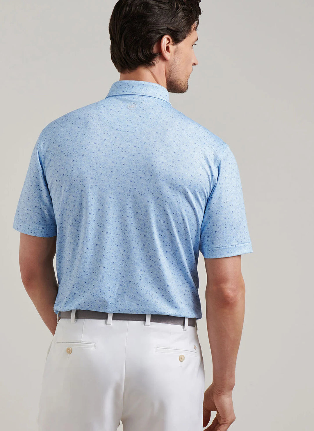 Peter Millar Melody Performance Jersey Polo: Sky