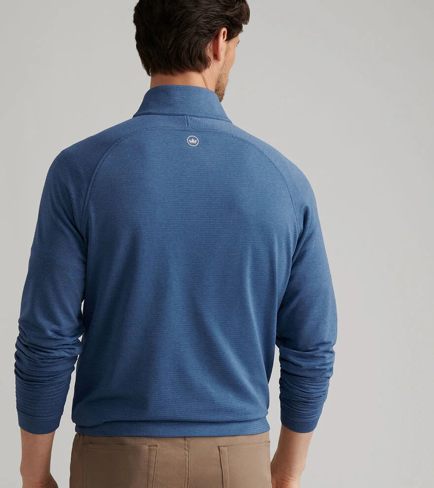 Peter Millar Beaumont Performance Quarter-Zip: Blue Haze