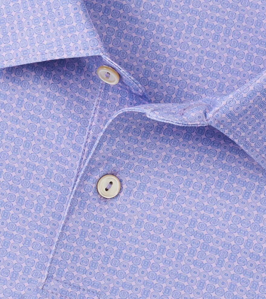 Peter Millar Featherweight Courts Performance Polo: Petal Purple