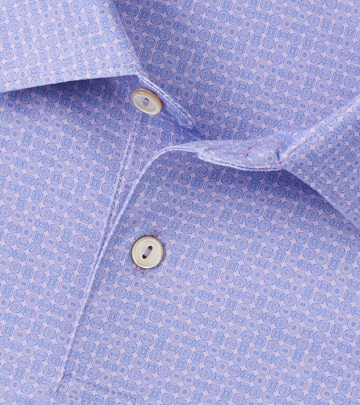 Peter Millar Featherweight Courts Performance Polo: Petal Purple