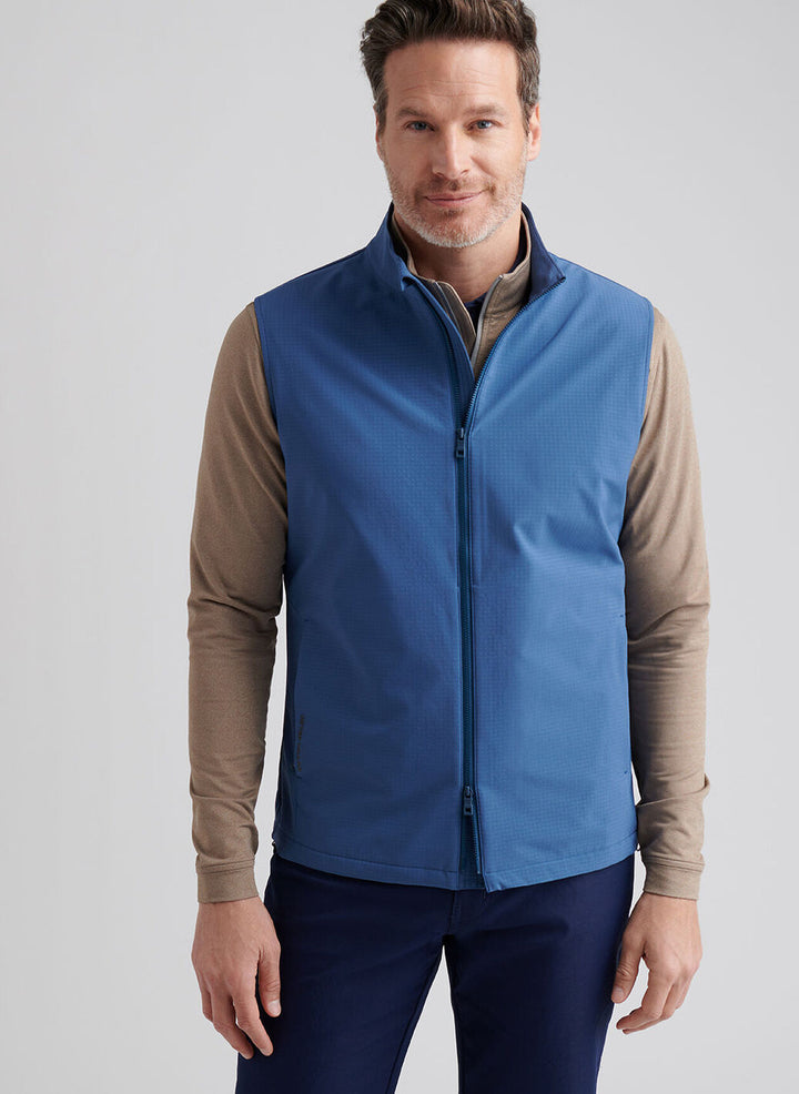 Peter Millar Gust Vest: Blue Haze