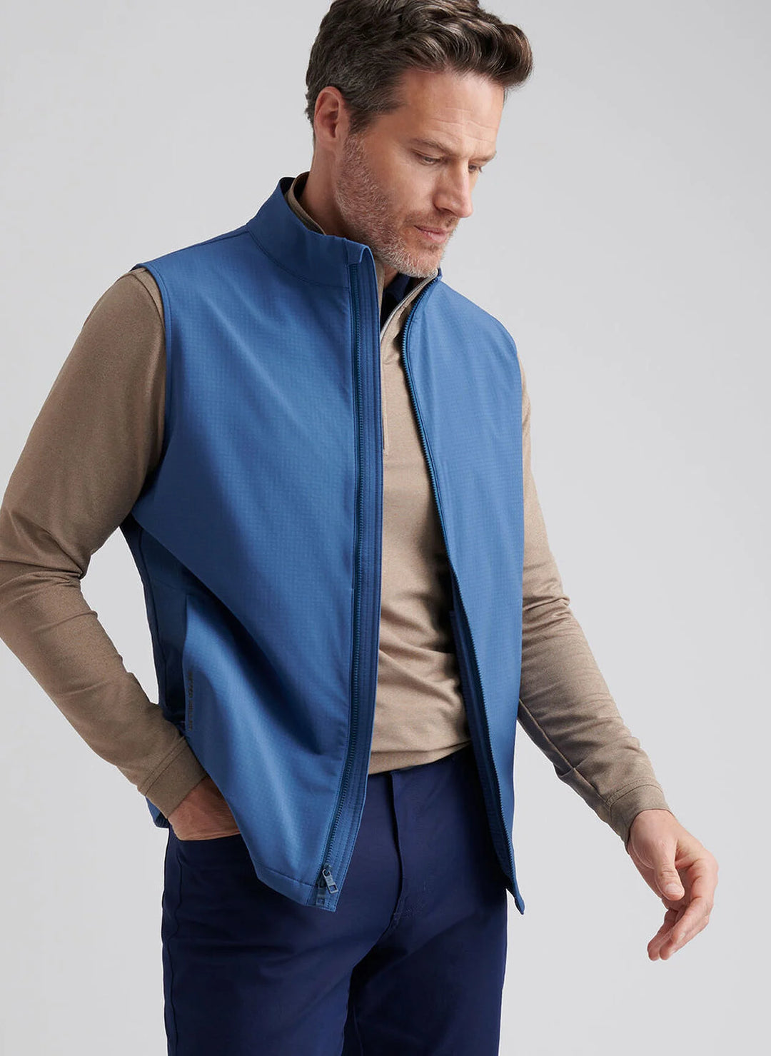 Peter Millar Gust Vest: Blue Haze