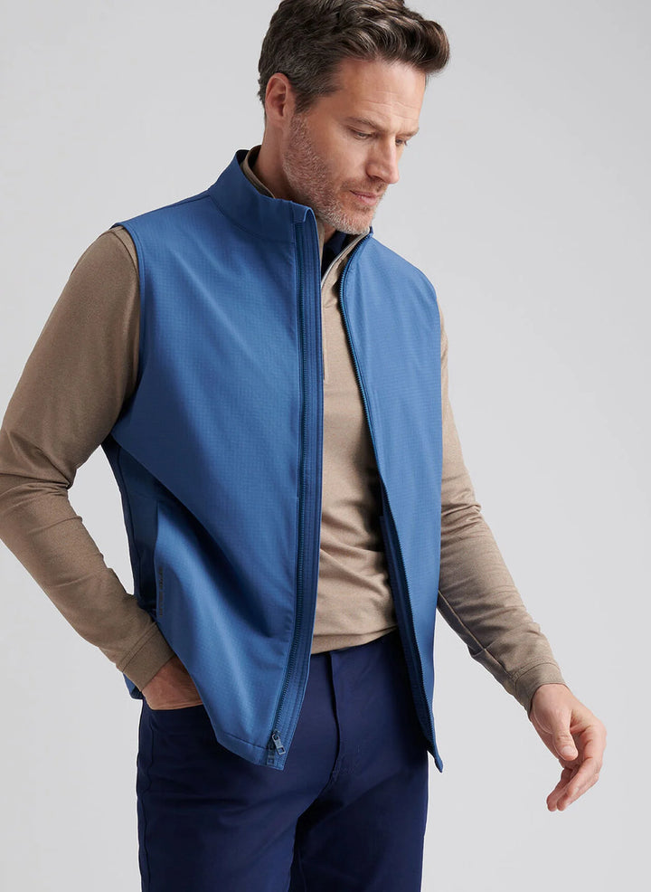 Peter Millar Gust Vest: Blue Haze