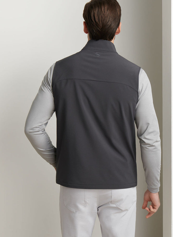 Peter Millar Gust Vest: Carbon Black