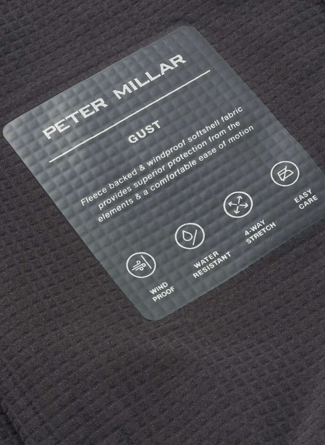 Peter Millar Gust Vest: Carbon Black