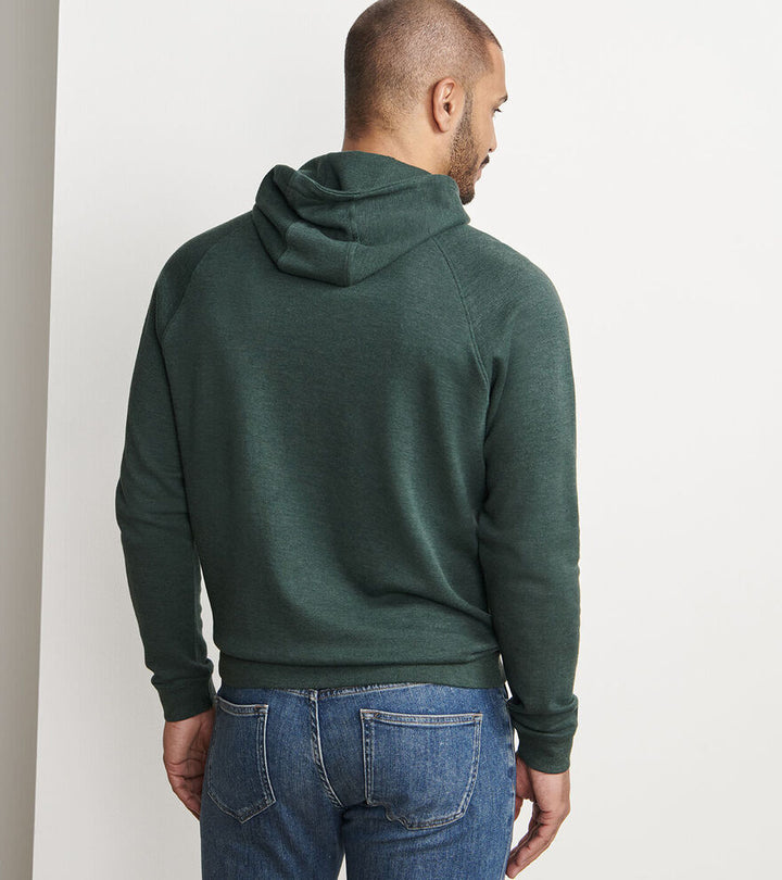 Peter Millar Crown Comfort Knit Hoodie: Deep Verdant