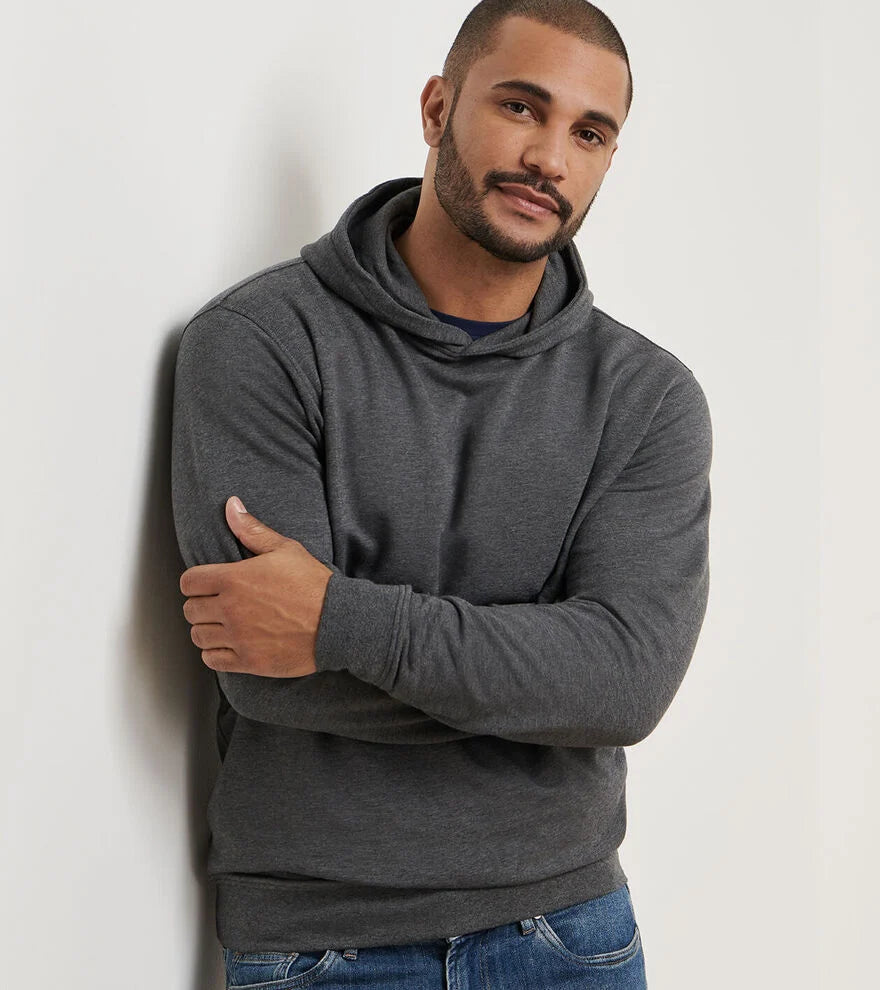 Peter Millar Oasis Pullover Hoodie: Charcoal