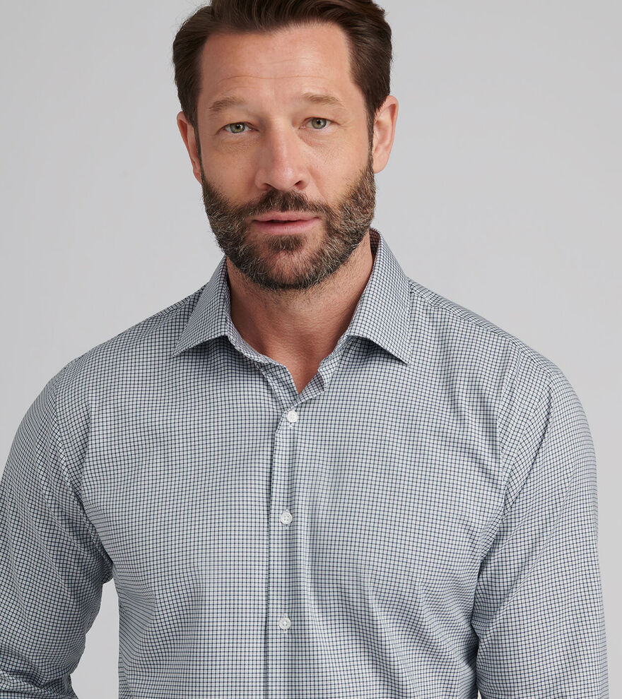 Peter Millar Jackson Crown Lite Cotton-Stretch Sport Shirt: Deep Verdent