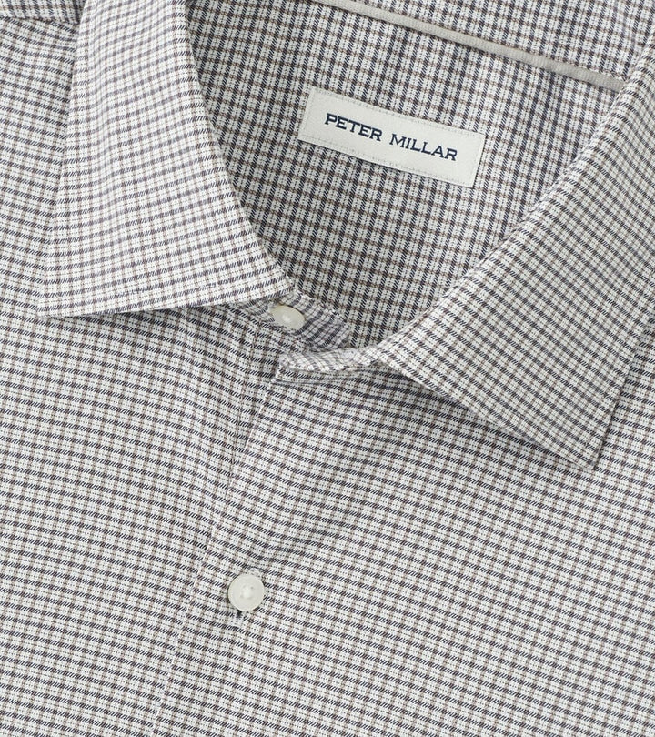 Peter Millar Jackson Crown Lite Cotton-Stretch Sport Shirt: Poplar Brown