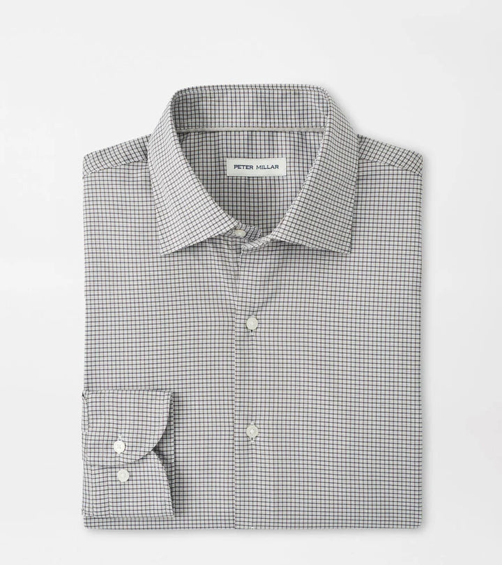 Peter Millar Jackson Crown Lite Cotton-Stretch Sport Shirt: Poplar Brown