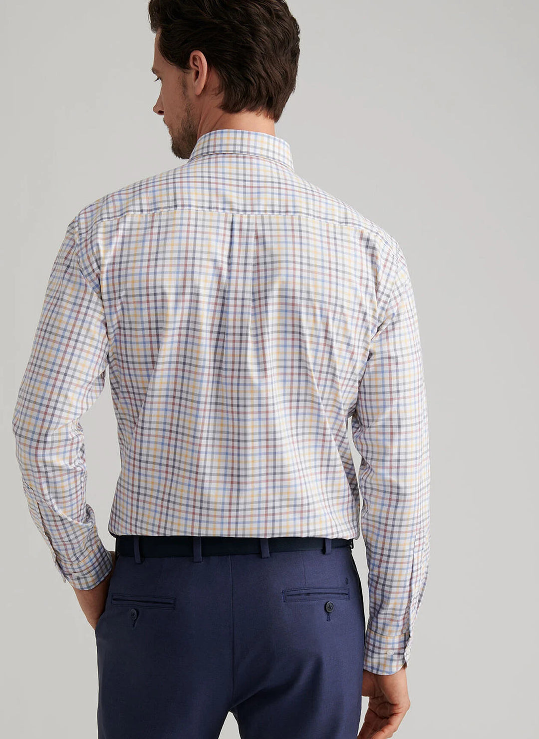 Peter Millar North Coast Crown Lite Cotton-Stretch Sport Shirt: Evening Tide